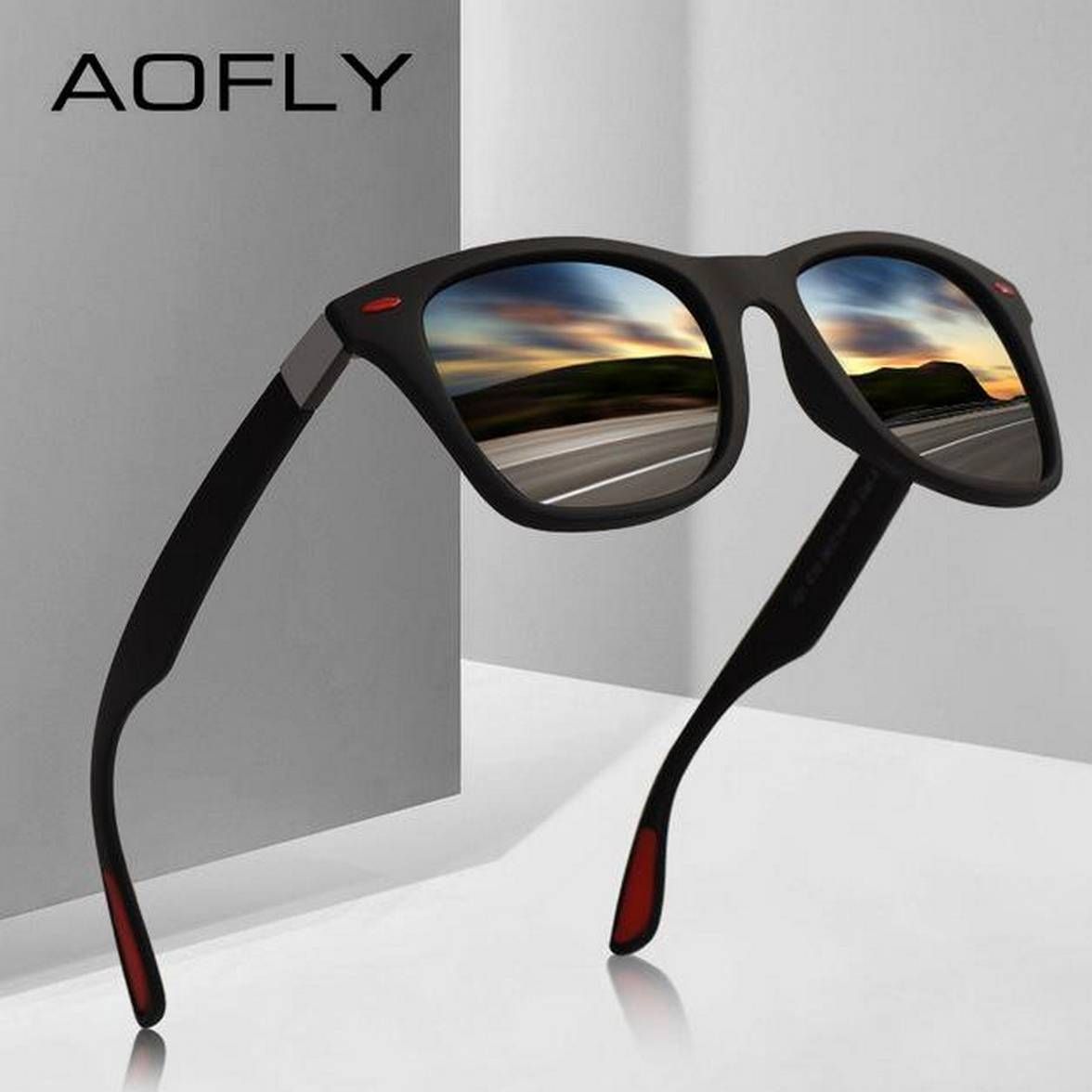 Picture of Black Classic Polarized Sunglasses for Men - Sun Glass For Men