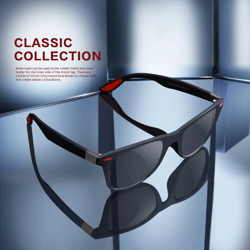 Picture of Black Classic Polarized Sunglasses for Men - Sun Glass For Men