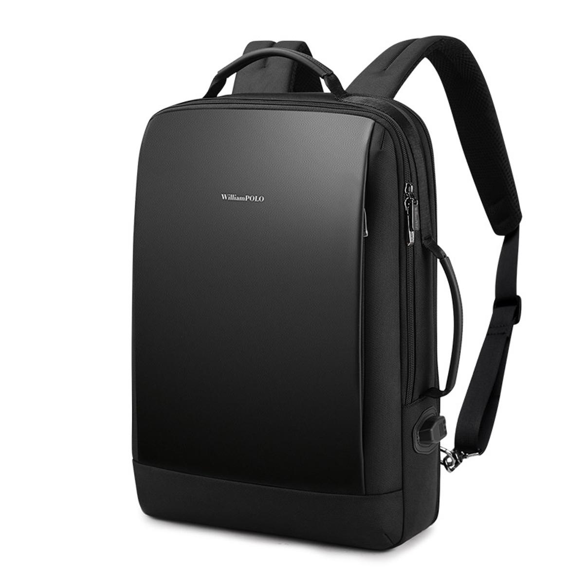 Picture of WILLIAMPOLO Lather Slim 15.6 inch Laptop Backpack