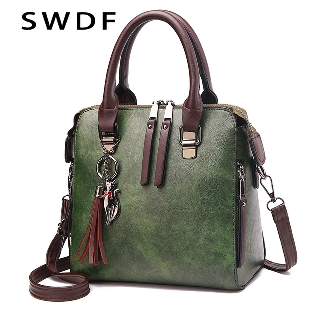 Picture of Women PU Leather Ladies Hand & Shoulder Tote Bag