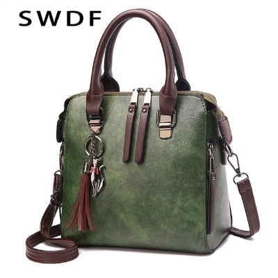 Picture of Women PU Leather Ladies Hand & Shoulder Tote Bag