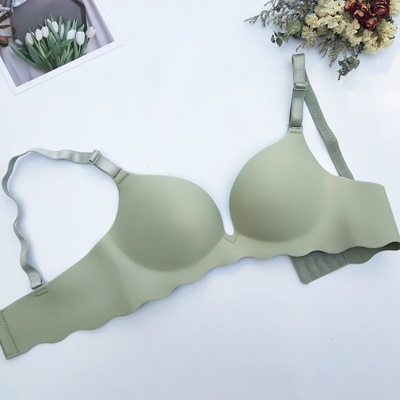 Picture of Women Gathered Without Rims Push up Bra
