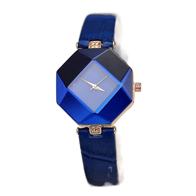Picture of Polygon Pointer Quartz Watch - Blue