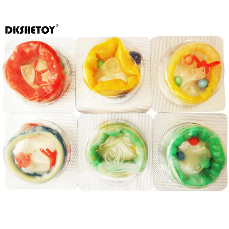Picture of Spikes Heads Tendrils Special Sensation Condoms - 5 pcs