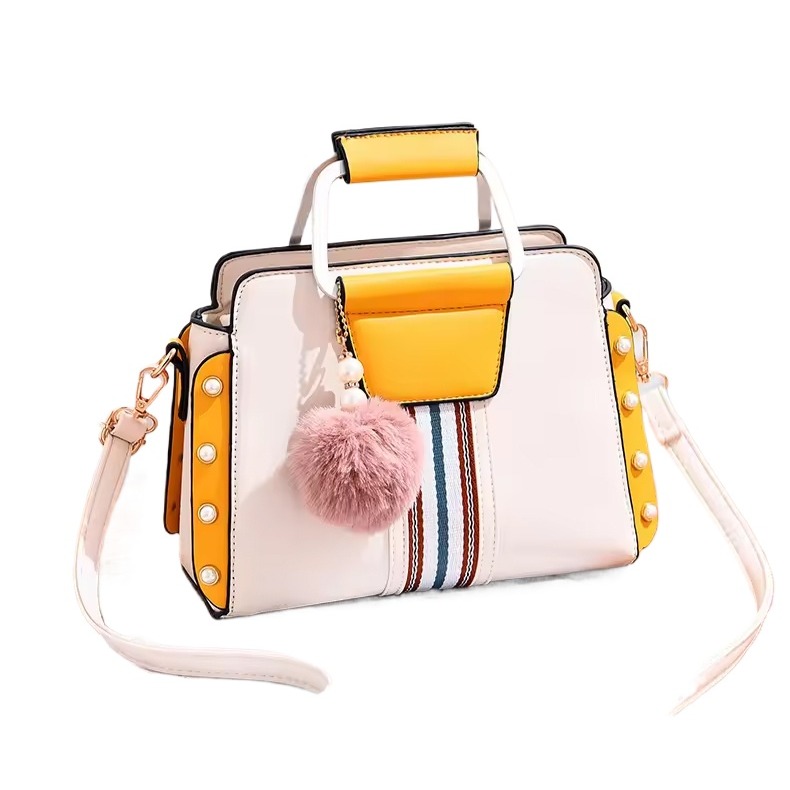Picture of New fashion European and American same color contrast foreign trade large capacity women's bag