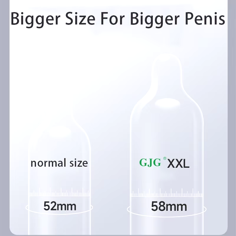 Picture of XXL 58mm Extra Large Size Ultra Thin Condoms For Men - 3pcs