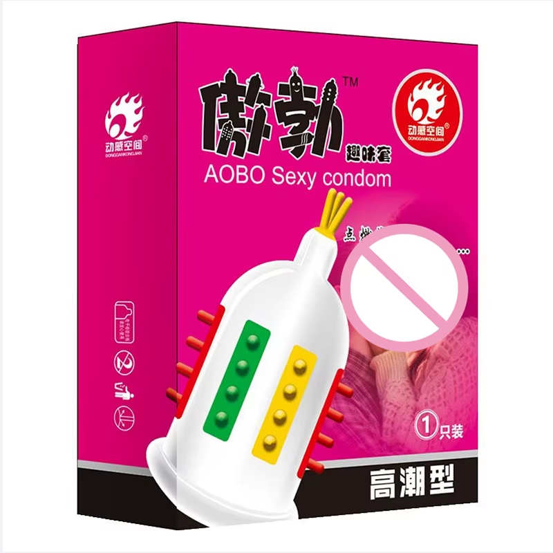 Picture of AOBO Special-shaped Chinese Fun Condoms - 5 Pcs