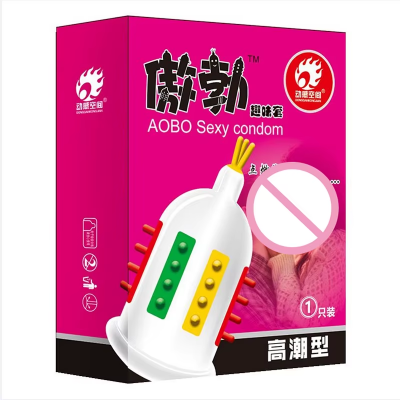 Picture of AOBO Special-shaped Chinese Fun Condoms - 5 Pcs