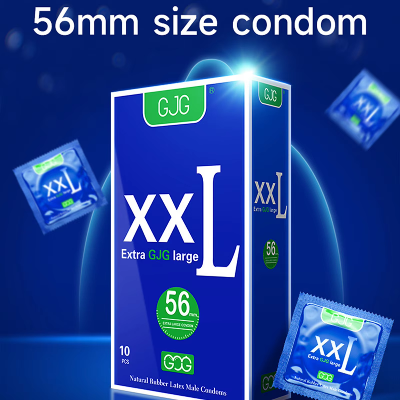 Picture of GJG XXL 56mm Size Ultra-Sensitive Ultimate Sexual Passionate Contraception Condoms - 10 Pcs