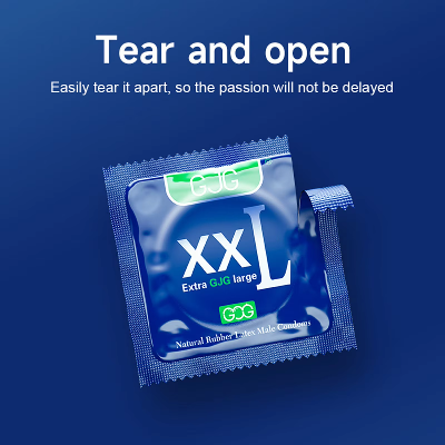 Picture of GJG XXL 56mm Size Ultra-Sensitive Ultimate Sexual Passionate Contraception Condoms - 10 Pcs
