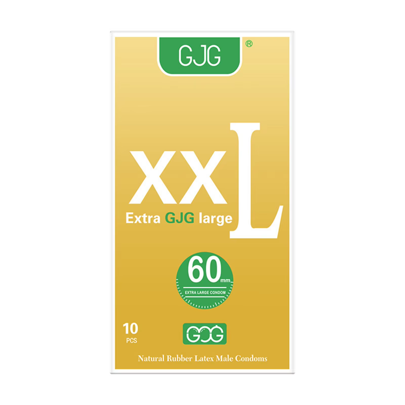 Picture of GJG XXL  Big Size Hevvy Oil Lubricated Passionate Condoms -10PCS