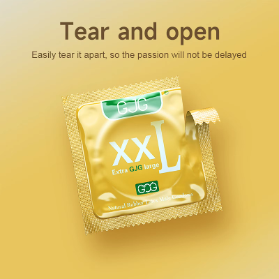 Picture of GJG XXL  Big Size Hevvy Oil Lubricated Passionate Condoms -10PCS