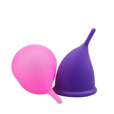 Picture of ANEERCARE Hypoallergenic Certified Reusable Menstrual Cup for Women | Large Size | Small Size | Pad