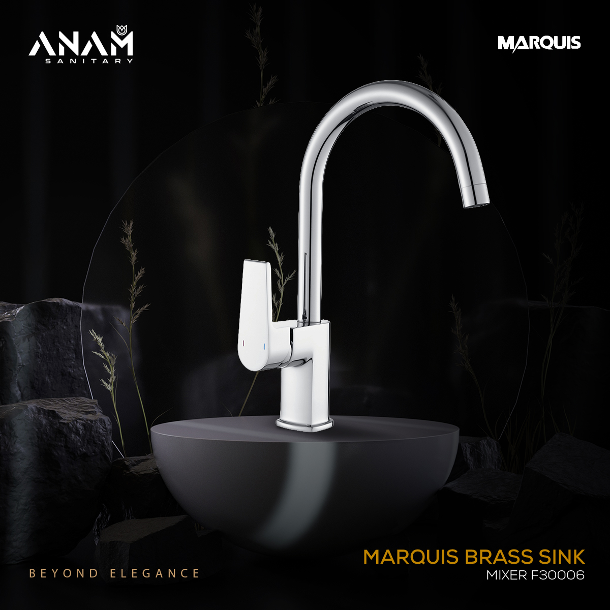 Picture of Marquis Brass Sink Mixer F30006