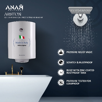 Picture of Ariston 50liter Vertical PRO1 R Water Heater (Geyser) Made in Italy