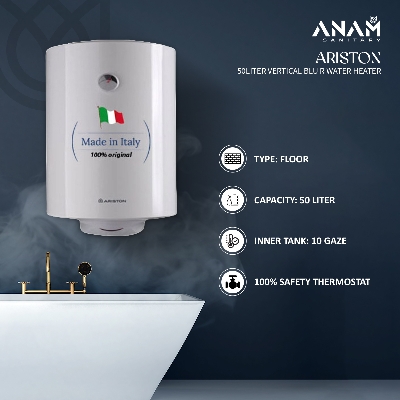 Picture of Ariston 50liter Vertical PRO1 R Water Heater (Geyser) Made in Italy