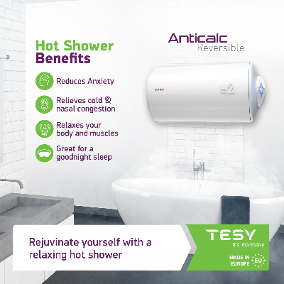 Picture of Tesy Anticalc Reversible 80Liter Electric Water Heater
