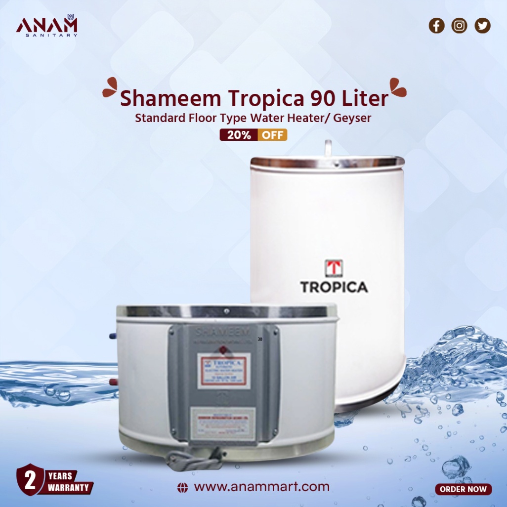 Picture of Shameem Tropica 90 Liter Standard Floor Type Water Heater/ Geyser