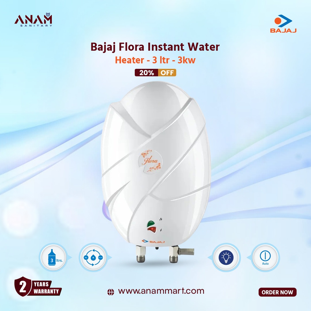 Picture of Bajaj Flora Instant Water Heater - 3L