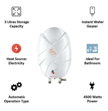 Picture of Bajaj Flora Instant Water Heater - 3L