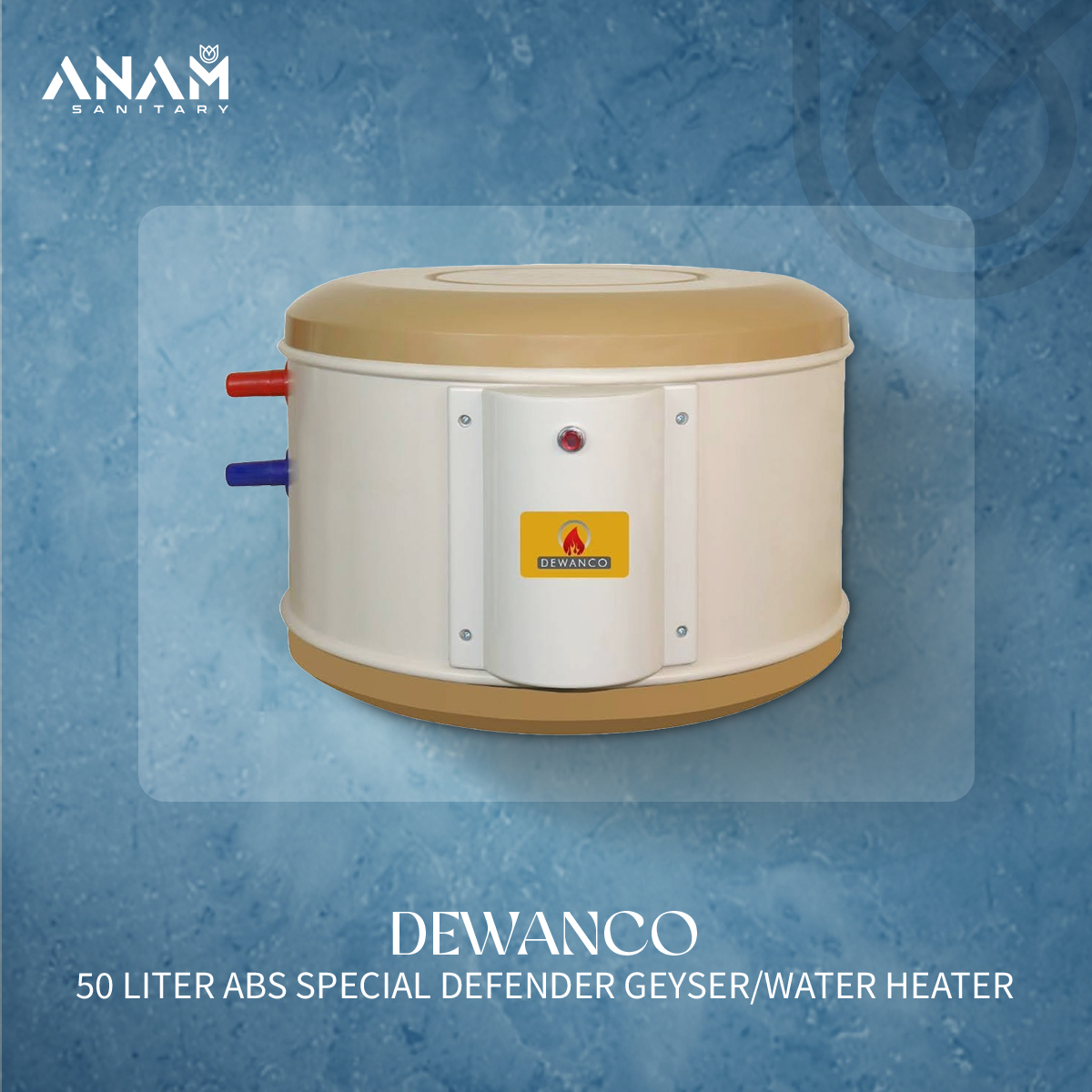 Picture of DEWANCO 50 Liter ABS Special Defender Geyser/Water Heater