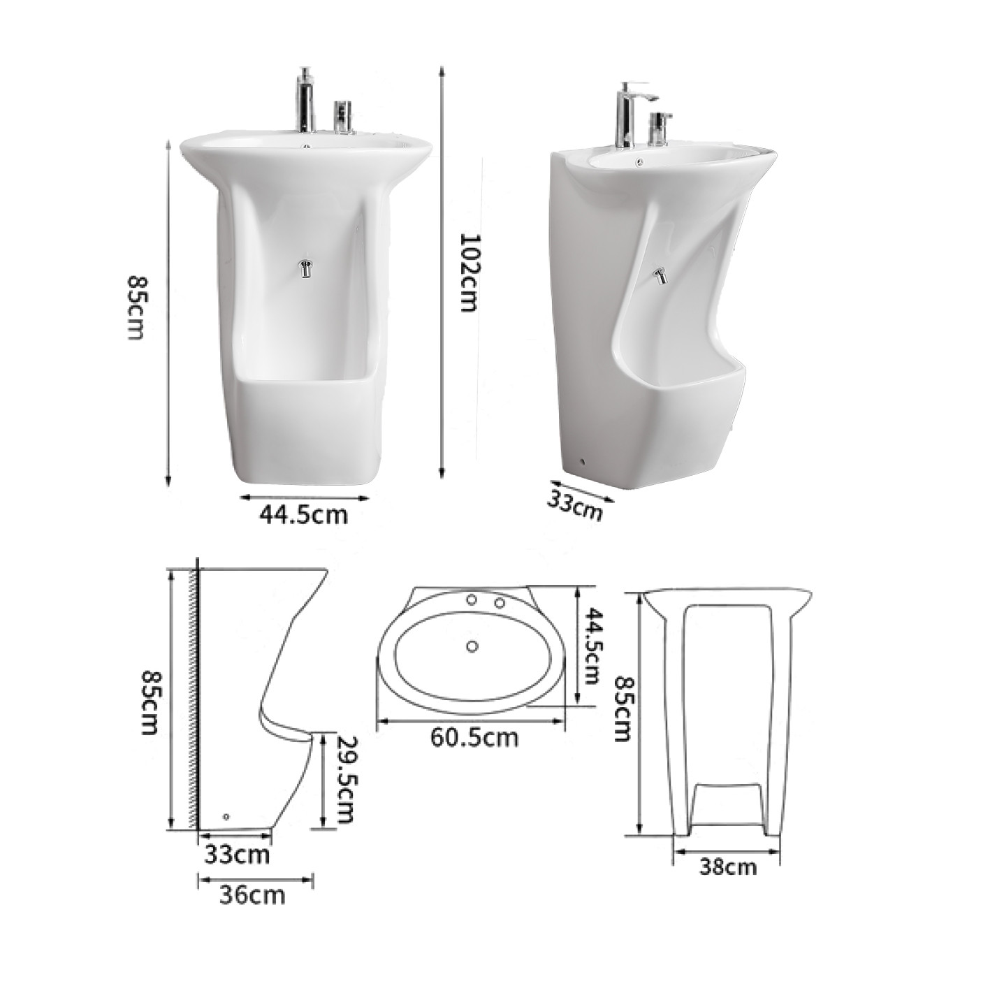 Picture of Orient Muslim Foot Wash Ozu Basin/Udu Basin