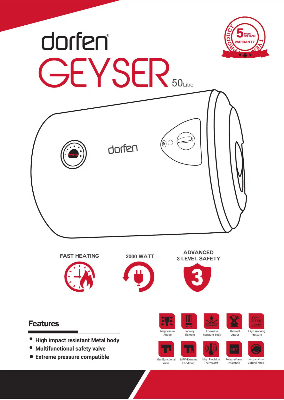 Picture of DORFEN Geyser 50 Litre, DF-WH50LA