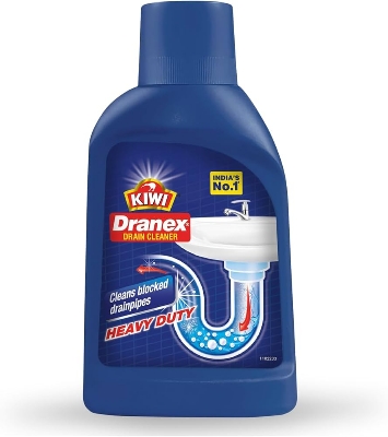 Picture of Kiwi Mr. Muscle Kiwi Dranex Drain Cleaner Powder, 375g | Removes Clogs, Blockages in Washbasin, Septic Tank, Sinks, Pipes in Just 30 Minutes