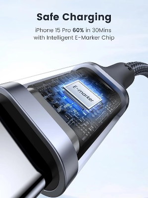 Picture of UGREEN USB-C to USB-C PD Fast Charging Braided Cable
