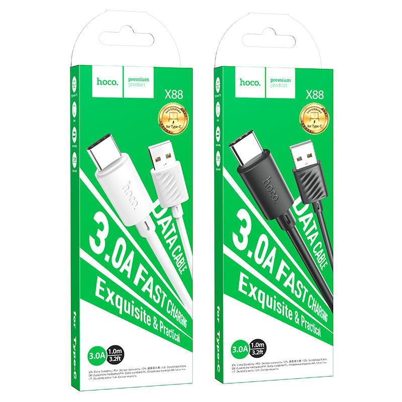Picture of Hoco X88 Gratified charging data cable for Type-C 
