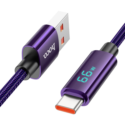 Picture of Hoco U125 Benefit 5A 66W charging data cable with display Type-C