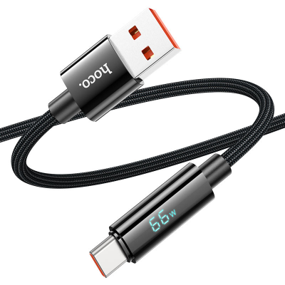 Picture of Hoco U125 Benefit 5A 66W charging data cable with display Type-C