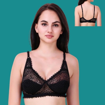 Picture of Premium Quality Fashionable Daily Use Ac Net Bra For Girls - Elevate Your Everyday Style