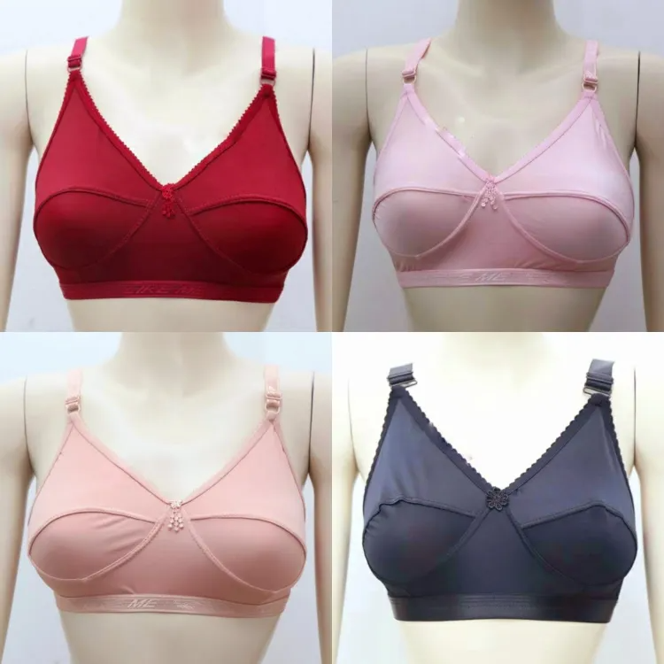 Picture of 4 pieces soft Stretchable bra for women & girls bra