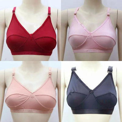Picture of 4 pieces soft Stretchable bra for women & girls bra