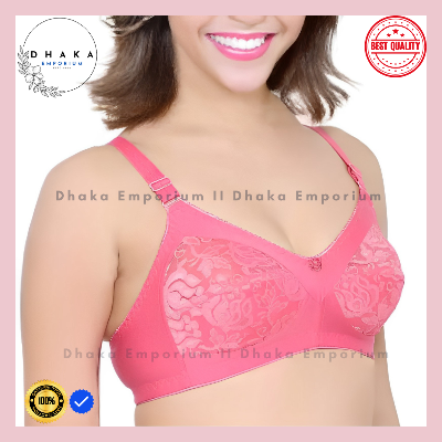 Picture of 4 Pieces High-Quality Cotton Bra Set for Women - Multicolor Randomly Selected Pack for Comfort