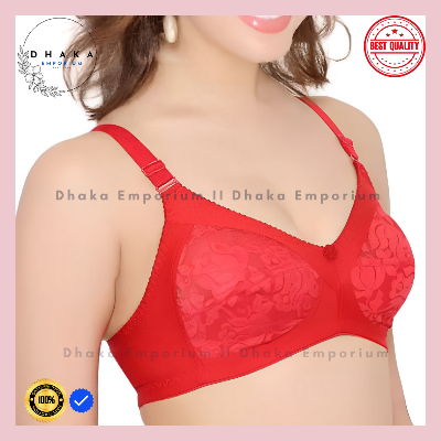 Picture of 4 Pieces High-Quality Cotton Bra Set for Women - Multicolor Randomly Selected Pack for Comfort