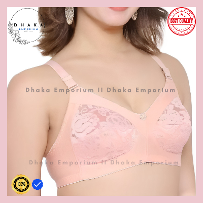 Picture of 4 Pieces High-Quality Cotton Bra Set for Women - Multicolor Randomly Selected Pack for Comfort