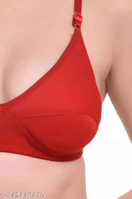 Picture of 3 Pcs Combo Full Coverage Regular Bra Stich for Women / Gils 4 Color