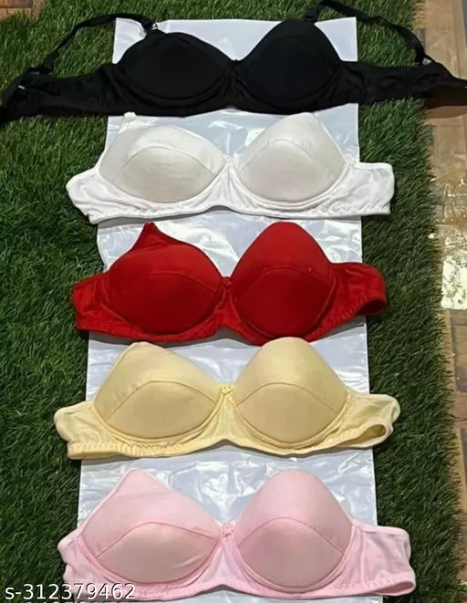 Picture of STYLISH WOMEN EVERYDAY PADDED BRA PACK OF 4 PUSH UP BRA