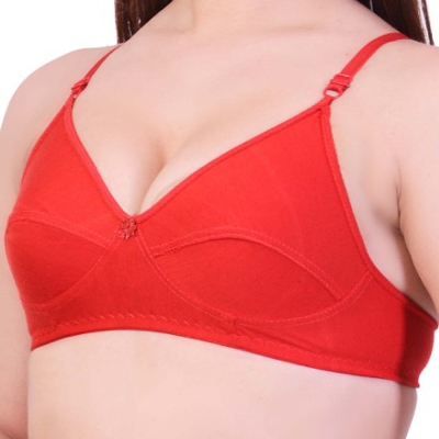 Picture of Cotton Cloth Bra Woman & Girl Very Comfortable Daily Usable Bra(Pack 3Pices Multicolor)