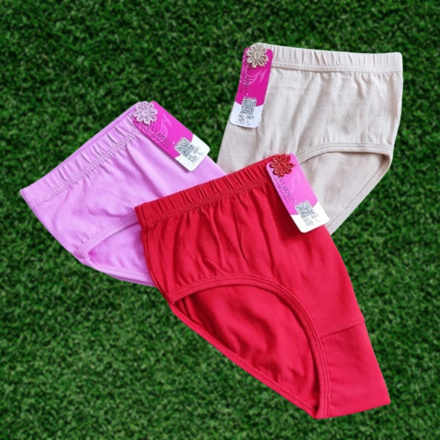 Picture of Sold Color Panty Soft Cotton Panty Woman Stylet Pack Of 2