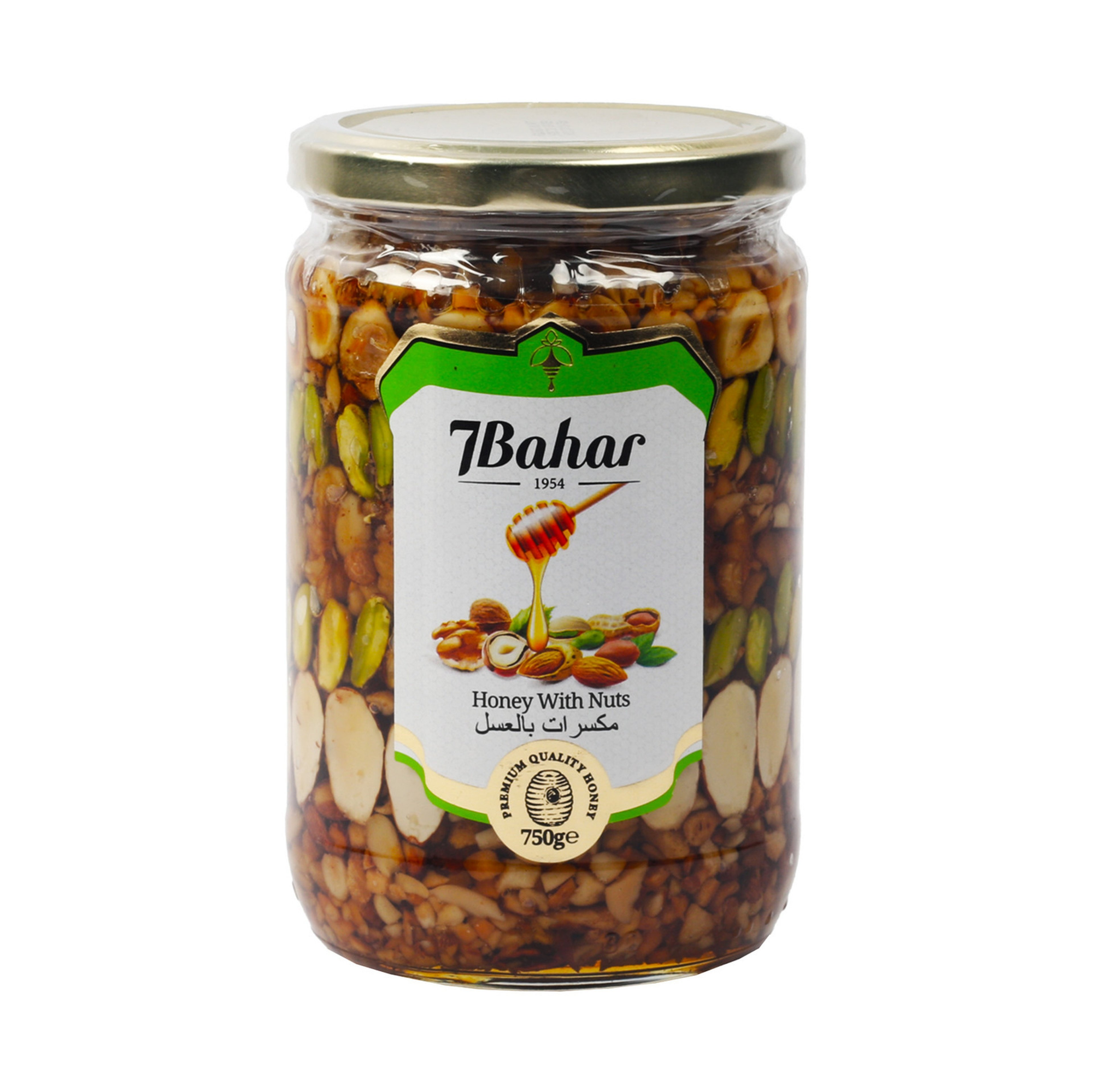 Picture of 7Bahar Honey With Nuts 750gm