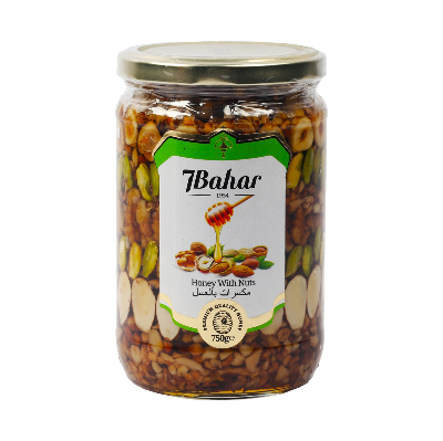 Picture of 7Bahar Honey With Nuts 750gm