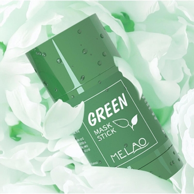 Picture of Cleansing Facial Mask Stick Melao Green Mask Stick For All Skin Types Women & Men