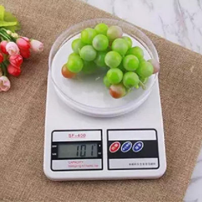 Picture of 10 Kgs Weight Measure Spices Vegetable Liquids, Digital Kitchen Weighing Scale for Kitchen/Weight Machine for Kitchen,