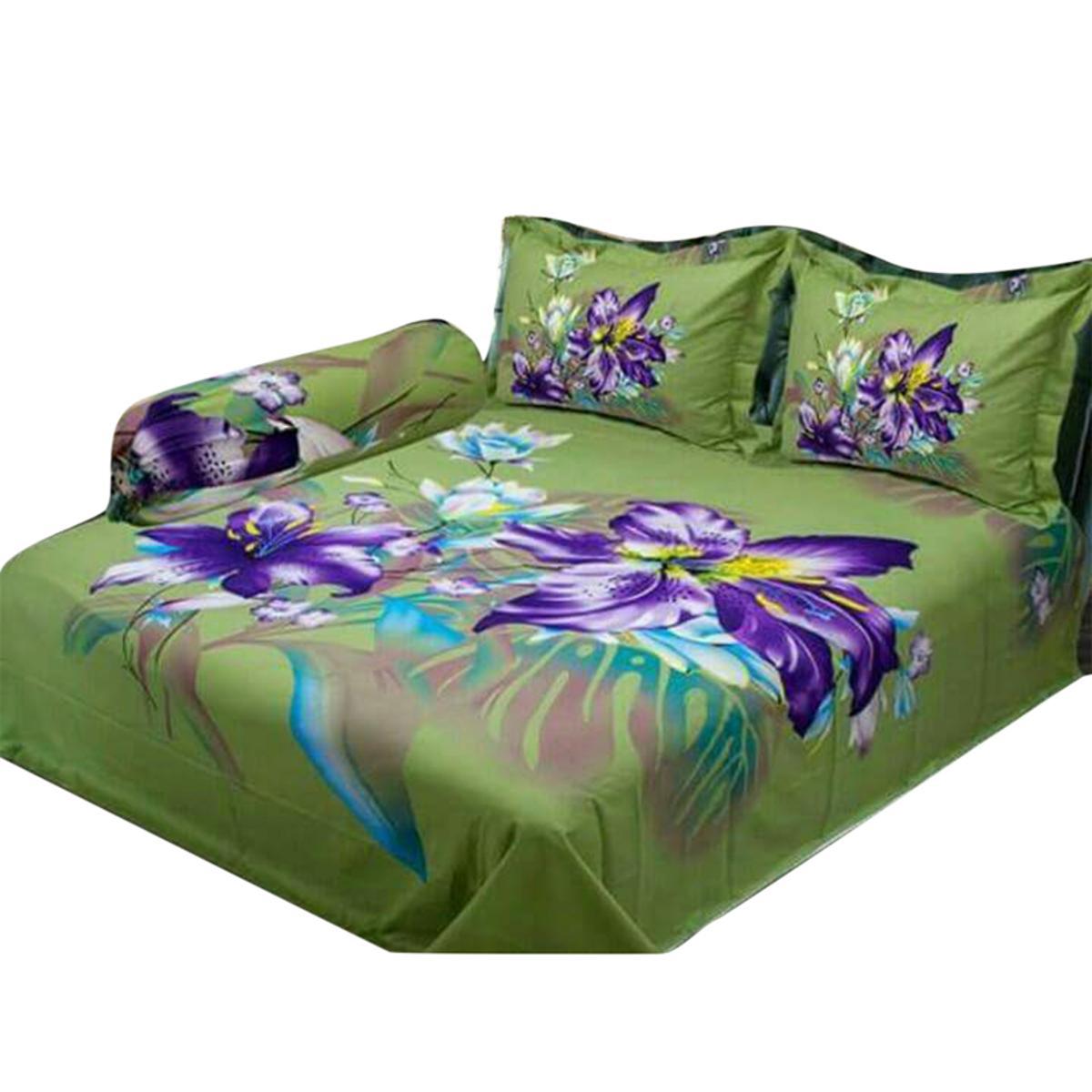 Picture of Double King Size Bedsheet With Two Pillow Cover