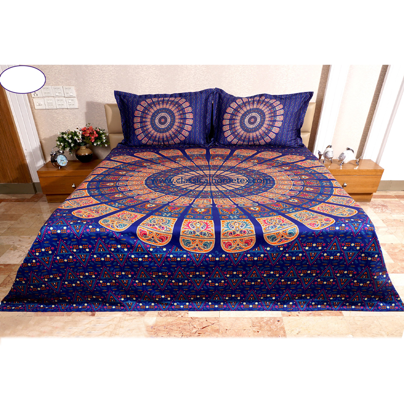 Picture of Double King Size Bedsheet With Two Pillow Cover