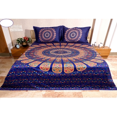 Picture of Double King Size Bedsheet With Two Pillow Cover
