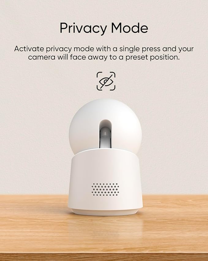 Picture of Eufy Security Indoor Cam C220 | 2K Resolution Smart Security Camera with 360° coverage, Human/Motion Detection, AI Tracking, Compatible with Alexa and Google Assistant, Night Vision